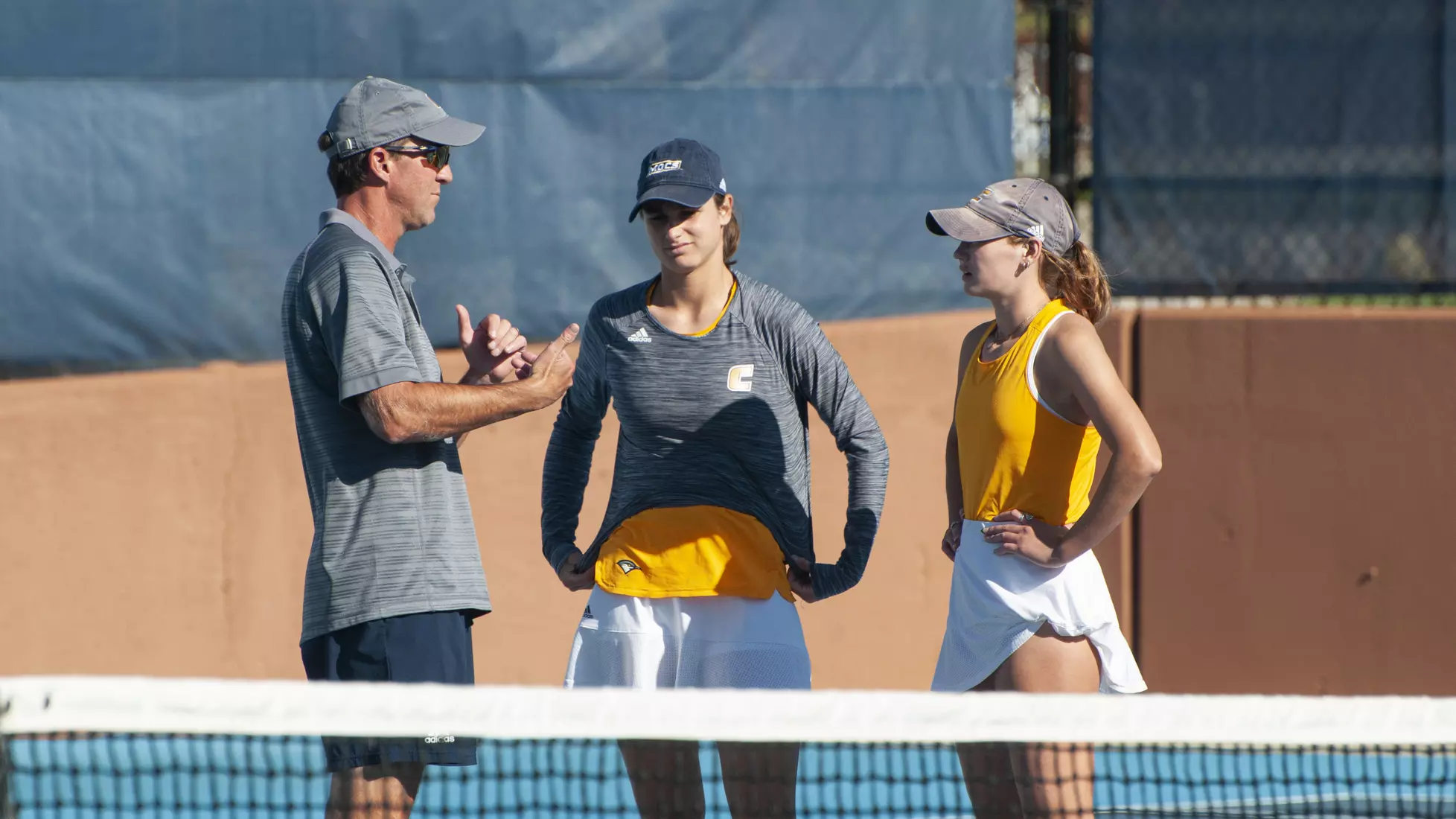 Coach Camper with Emma Van Hee and Caroline Gibbens.