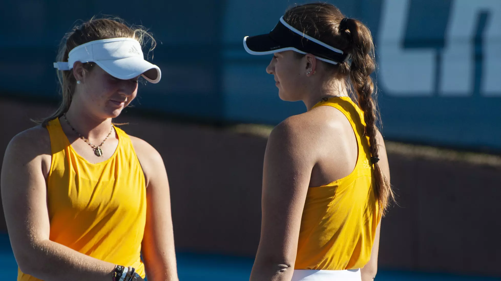 Jessie Young and Bogdana Zaporozhets.