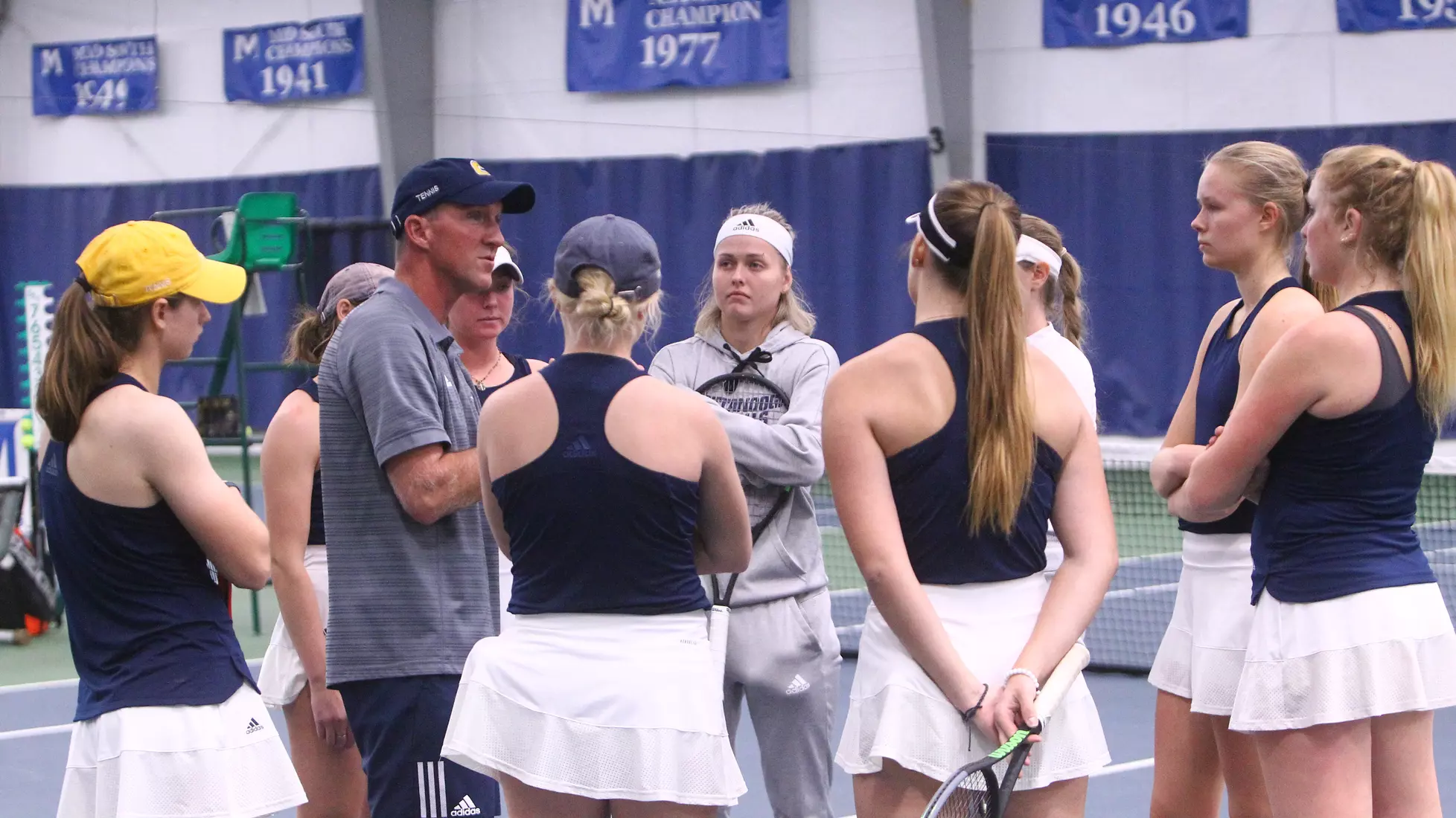 Head Coach Chad Camper with the Mocs.