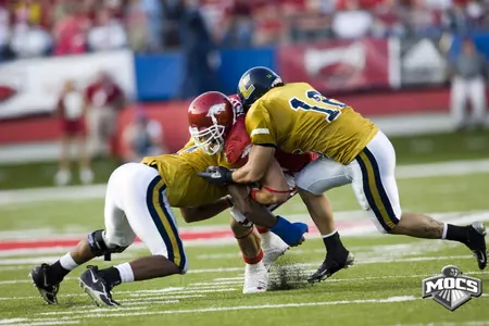 Football Plays Well but Falls at Arkansas