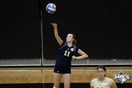 Lady Mocs Sweep Catamounts 3-0