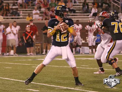 Mocs Fall to Eagles 52-28 in Offensive Shootout