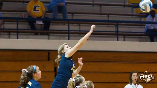 UTC Volleyball Rolls to 3-1 Win Over ETSU