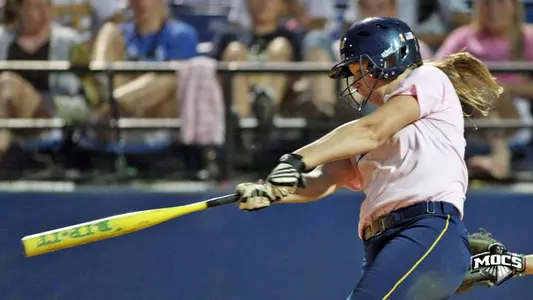 Baker?s Home Run Leads Lady Mocs to Split