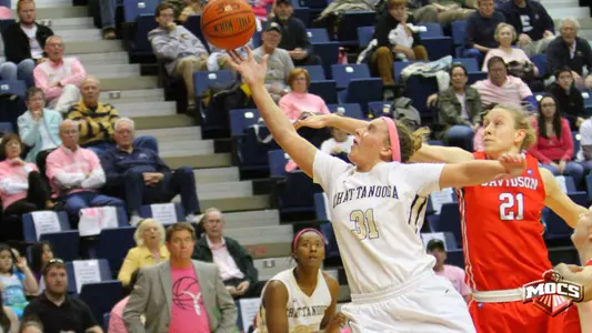 Hall Powers Lady Mocs Past Davidson, 55-48, on Senior Night