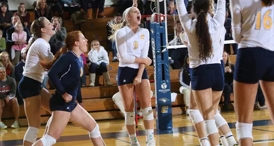 Volleyball Trumps Wofford 3-0 Friday Evening