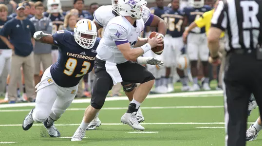 Keionta Davis with a sack.