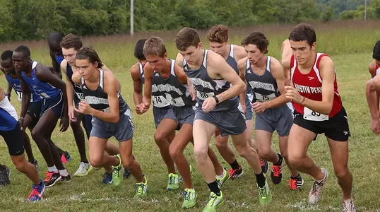The Mocs at the PowerAde start line