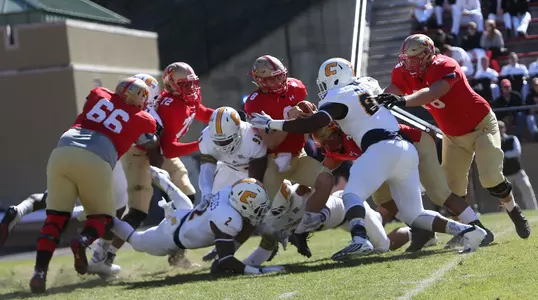 The Mocs defense in action at VMI.