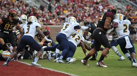The Mocs in action at Florida State.