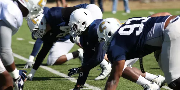 Freshman DL Isaiah Mack is showing signs of his potential this spring.