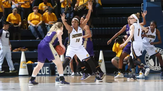 The Mocs on D in tonight's game.