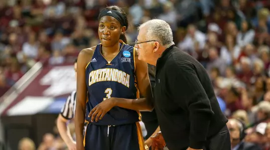 Jasmine Joyner and Coach Foster.