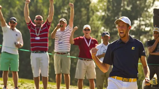 Steven Fox 2012 US Am Winning Putt Reaction
