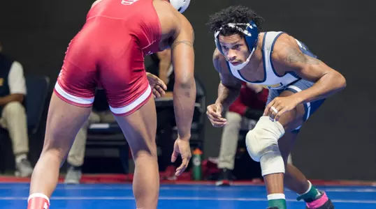 UTC's Alonzo Allen defeats Standford's Gabriel Townsell in the Southern Scuffle semi-finals Wednesday, January 2, 2019 in McKenzie Arena.