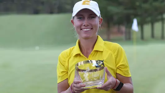 Terrier Intercollegiate Co-Champ Dorota Zalewska with Trophy
