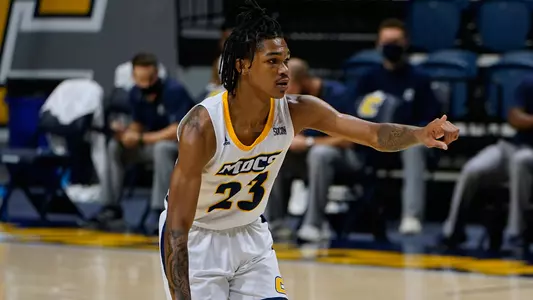 Game action between The University of Tennessee at Chattanooga and North Georgia on December 12, 2020. Photo by Patrick Murphy-Racey