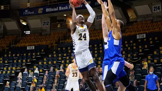 Game action between The University of Tennessee at Chattanooga and North Georgia on December 12, 2020. Photo by Patrick Murphy-Racey