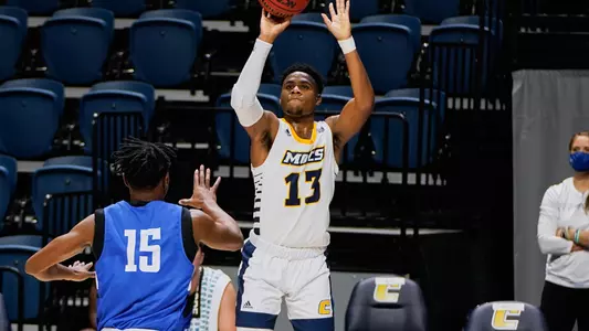 Game action between The University of Tennessee at Chattanooga and North Georgia on December 12, 2020. Photo by Patrick Murphy-Racey