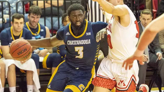 Chattanooga at VMI Men's Basketball at Cameron Hall in Lexington, VA February 26, 2020. Chattanooga won, 71-64. (Randall K. Wolf/VMI)