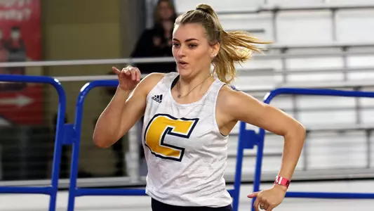 McKenzie Williamson runs track at the CrossPlex