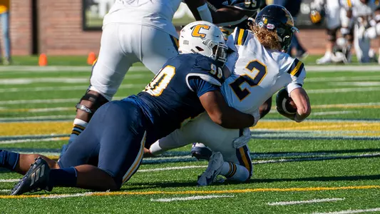 Devonnsha Maxwell gets 1 of his school-record 5 sacks vs ETSU