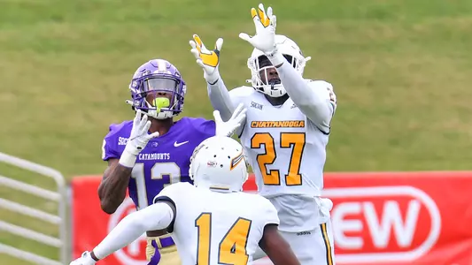 Jerrell Lawson makes an athletic pick in the win over Western Carolina.