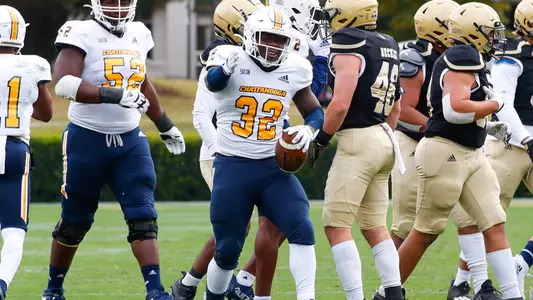 Ailym Ford signals 1st down at Wofford.