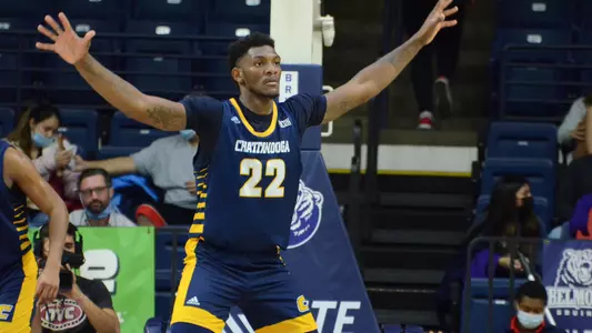 Silvio DeSousa presents an imposing figure on defense at Belmont.