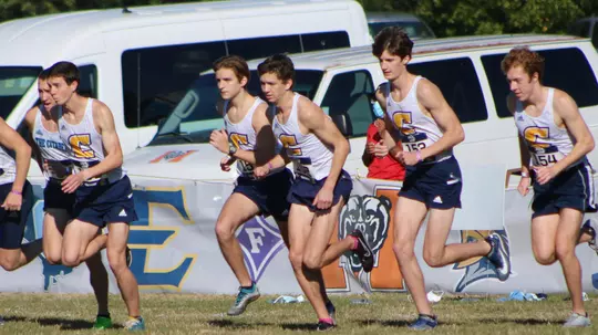 men's team at start