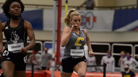 McKenzie Williamson runs the 60 meter dash