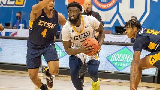 David Jean-Baptiste drives for 2 vs ETSU