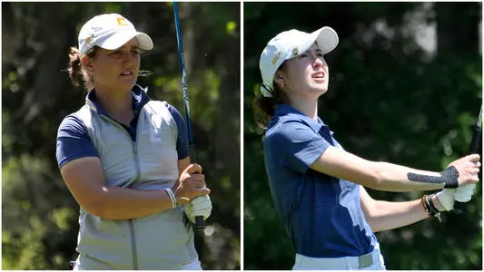 Beatriz Barrios (left) and Esme Hamilton (right) earned SoCon honors this season.