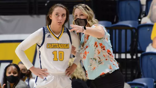 Head Coach Katie Burrows and Dena Jarrells.
