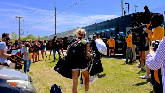 women's soccer leaves for SoCon