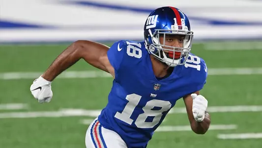 New York Giants wide receiver C.J. Board (18) during a week 1 regular season Monday Night football game against the Pittsburgh Steelers at MetLife Stadium on September 13th, 2020 in East Rutherford, New Jersey