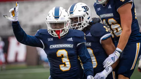 Rashun Freeman celebrates a takeaway.
