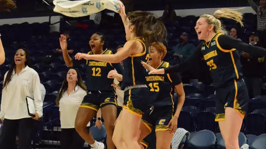 Samford team 2OT celebration