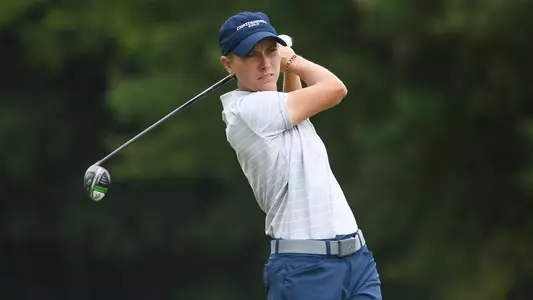 Dorota Zalewska takes a practice swing visualizing another perfect drive.