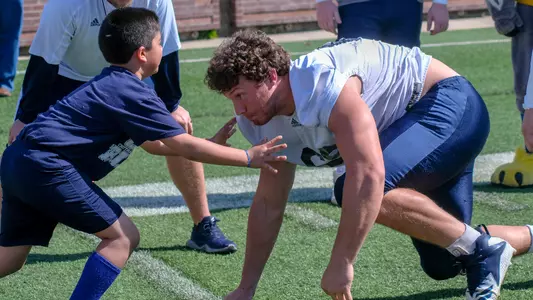 Cole Strange at 2019 Kids Clinic