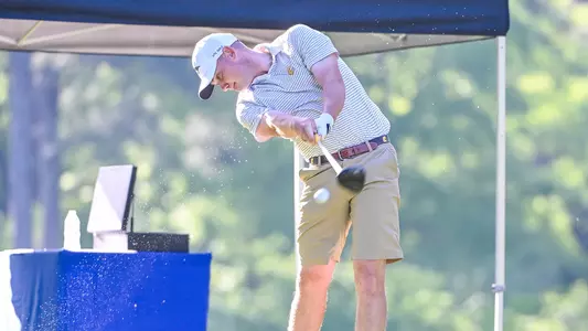 Paul Conroy starts his final round at SoCon Championships.