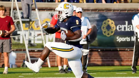 Ailym Ford celebrates entering the end zone against North Alabama.