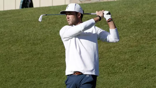 Samuel Espinosa follows his iron play off the tee in the J.T. Poston Invitational.