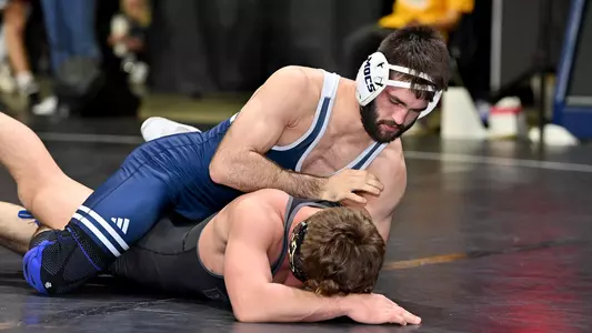 Grant Lundy works his opponent from top in the Southern Scuffle