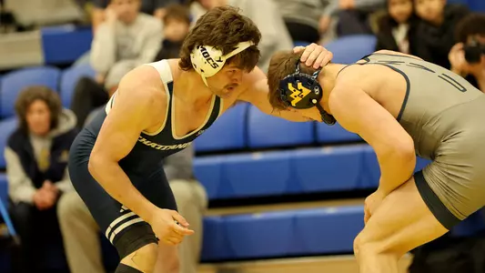Matthew Waddell locks in against West Virginia
