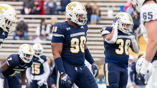 Devonnsha Maxwell prepares to line up for the snap against Samford.