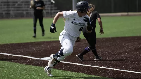 Kaili Phillips races home against Furman