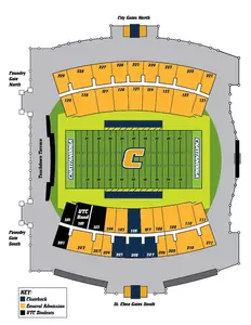 2023 Football Seat Map