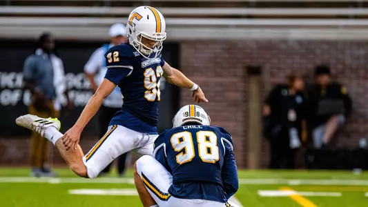 Jude Kelley splits the uprights in the win over Kennesaw State