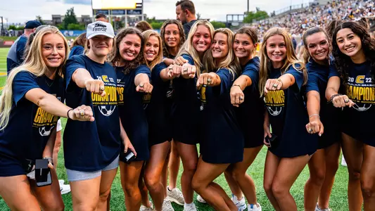 2022 Chattanooga Mocs Soccer SoCon Champions get their rings at the football win over Kennesaw State